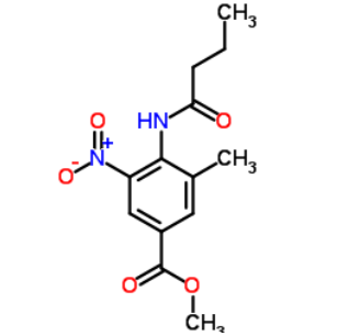 4-丁酰胺基-3-甲基-5-硝基苯甲酸甲酯；152628-01-8