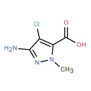 3-氨基-4-氯-1-甲基-1H-吡唑-5-羧酸