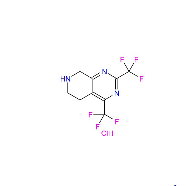 5,6,7,8-四氢-2,4-双(三氟甲基)吡啶并[3,4-D]嘧啶盐酸盐
