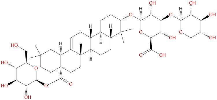 地肤子皂苷Ic-28-O-葡萄糖酯，Momordin IIc，96990-19-1