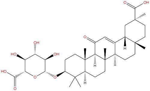 甘草新苷，Glycyrrhetic acid 3-O-β-D-glucuronide，34096-83-8