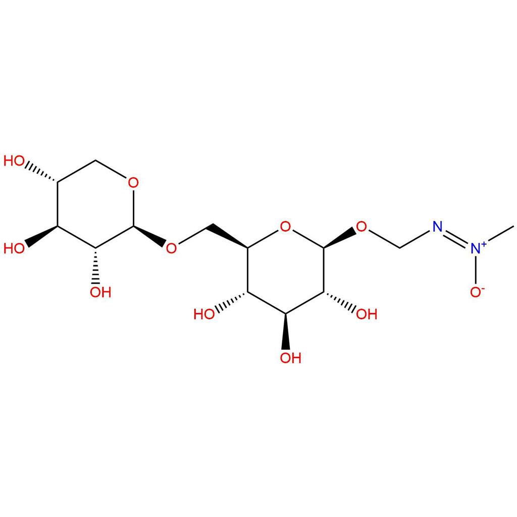甲基氧化偶氮甲醇樱草糖苷，Macrozemin，6327-93-1
