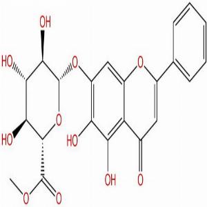 黄芩苷甲酯，Baicalin methyl ester，82475-03-4