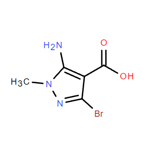 5-氨基-3-溴-1-甲基吡唑-4-羧酸