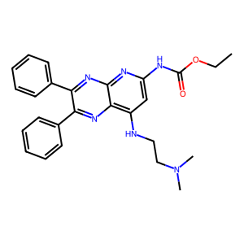N-(8-[(2-(二甲基氨基)乙基)氨基]-2,3-二苯基吡啶并[2,3-b]吡嗪-6-基)氨基甲酸乙酯