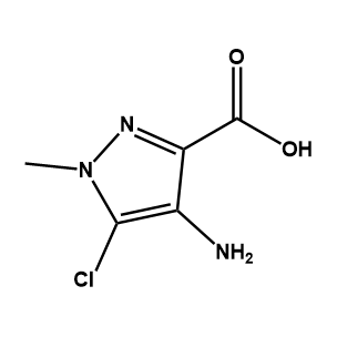 4-氨基-5-氯-1-甲基-1H-吡唑-3-羧酸