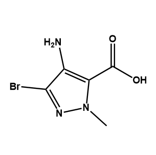 4-氨基-3-溴-1-甲基-1H-吡唑-5-羧酸
