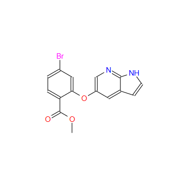 2-((1H-吡咯并[2,3-B]吡啶-5-基)氧基)-4-溴苯甲酸甲酯