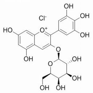 氯化飞燕草素-3-O-半乳糖苷，Delphinidin-3-O-galactoside chloride，28500-00-7