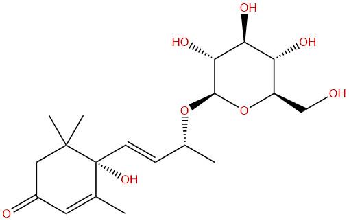 玫瑰花苷，Roseoside，54835-70-0