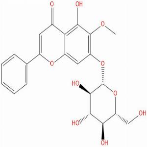 千层纸素A-7-葡萄糖苷，Oroxylin A-7-O-glucoside，36948-77-3