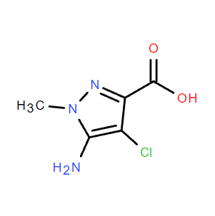 5-氨基-4-氯-1-甲基-1H-吡唑-3-羧酸