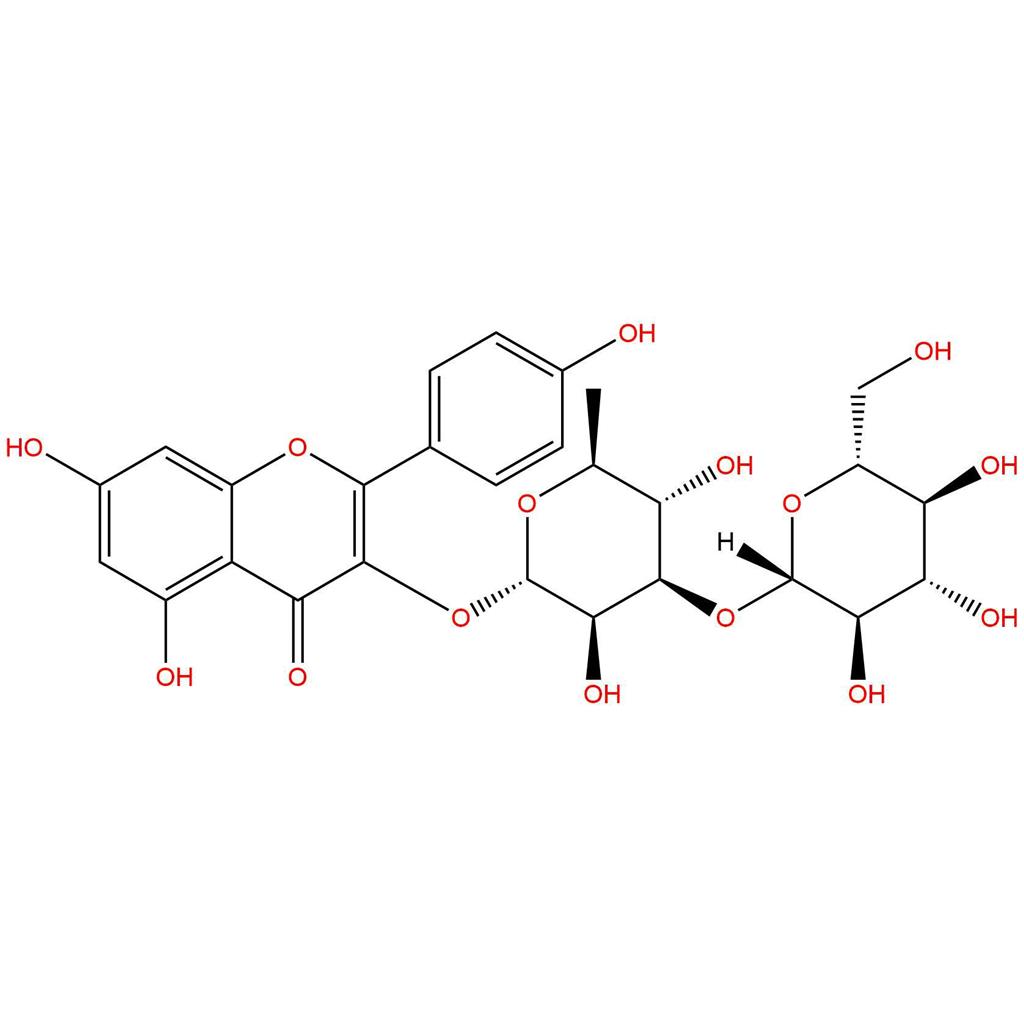 山奈酚-3-O-葡萄糖鼠李糖苷，Ternatumoside II，1473419-87-2