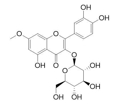 鼠李素-3-O-葡萄糖苷，Rhamnetin-3-O-β-D-Glucoside，27875-34-9