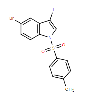 5-溴-3-碘-1-对甲苯磺酰基-1H-吲哚