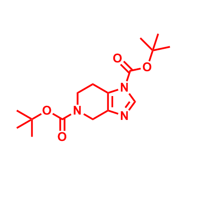 6,7-二氢-1H-咪唑并[4,5-c]吡啶-1,5(4H)-二甲酸二叔丁酯 1421503-52-7