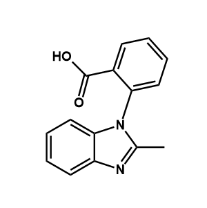 2-(2-甲基-1H-苯并[d]咪唑-1-基)苯甲酸