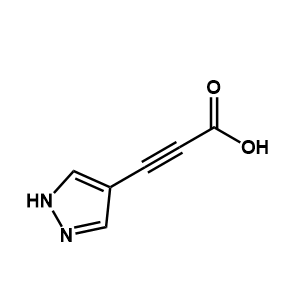 3-(1H-吡唑-4-基)丙炔酸