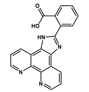 2-(2-羧基苯基)咪唑并(4,5-f)-(1,10)菲啰啉
