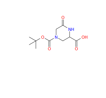 4-(叔丁氧基羰基)-6-氧代哌嗪-2-羧酸；888220-71-1