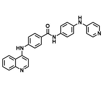N-(4-(吡啶-4-基氨基)苯基)-4-(喹啉-4-基氨基)苯甲酰胺