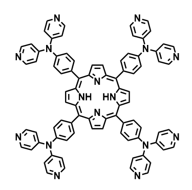 N,N',N'',N'''-(卟啉-5,10,15,20-四基四(苯-4,1-二基))四(N-(吡啶-4-基)吡啶-4-胺
