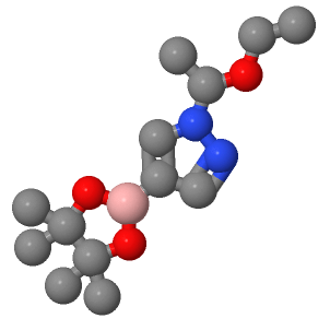 1-(1-乙氧基乙基)-4-吡唑硼酸频哪醇酯；1029716-44-6