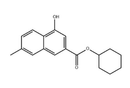 4-羟基-7-甲基-2-萘甲酸环己酯