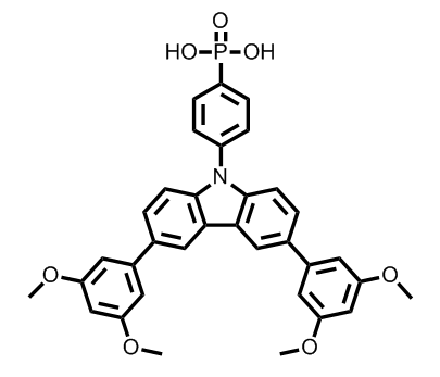 DMPP; (4-(3,6-bis(3,5-dimethoxyphenyl)-9H-carbazol-9-yl)phenyl)phosphonic acid