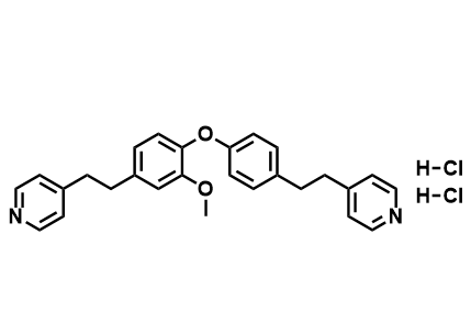 4-(4-(2-甲氧基-4-(2-(吡啶-4-基)乙基)苯氧基)苯乙基)吡啶二盐酸盐