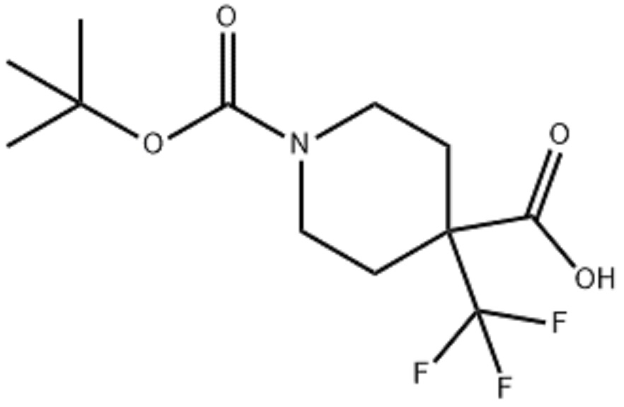 N-BOC-4-三氟甲基哌啶-4-甲酸