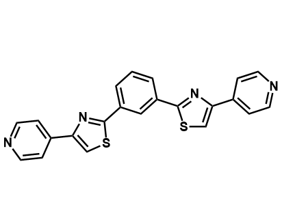 1,3-二[4-(4-吡啶基)-2-噻唑基]苯
