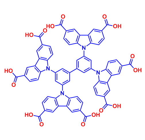 9,9',9'',9'''-([1,1'-联苯]-3,3',5,5'-四亚基)四(9H-咔唑-3,6-二甲酸)