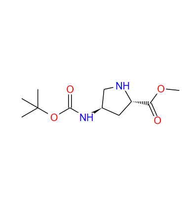 (2S,4R)-4-(叔丁氧基羰基氨基)吡咯烷-2-羧酸甲酯
