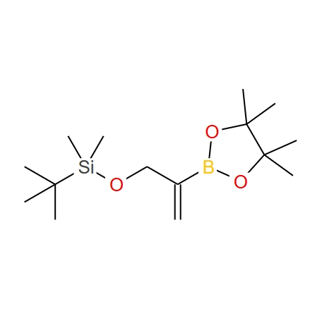叔-丁基二甲基((2-(4,4,5,5-四甲基-1,3,2-二噁硼戊环-2-基)烯丙基)氧代)硅烷