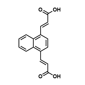(2E,2'E)-3,3'-(1,4-萘二基)二丙烯酸