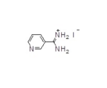 3-吡啶甲脒氢碘酸盐（3-吡啶甲脒碘）, 3-PyADI 98%, 3-Amidinopyridinium Iodide