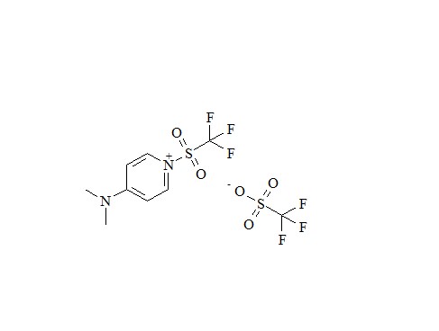 4-(二甲氨基)-1-((三氟甲基)磺酰基)吡啶-1-三氟甲磺酸鎓(Tf-DMAP)[1801855-06-0],98%二甲氨基)-1-((三氟甲基)磺酰基)吡啶-1-三氟甲磺酸鎓