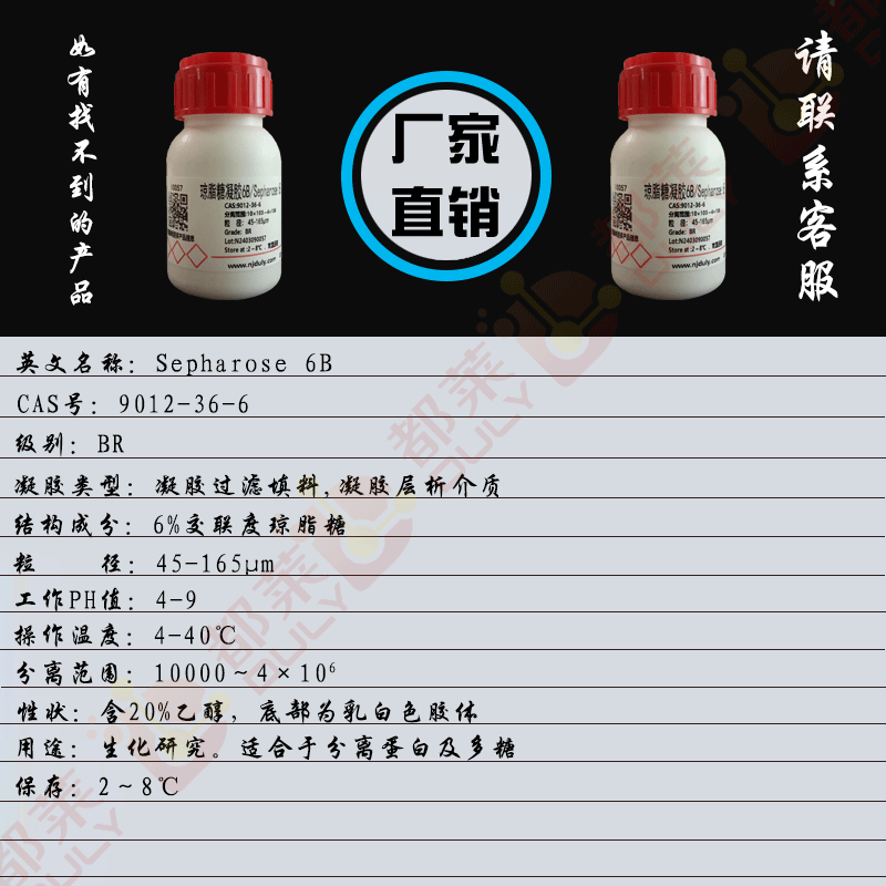 琼脂糖凝胶6B/Sepharose 6B