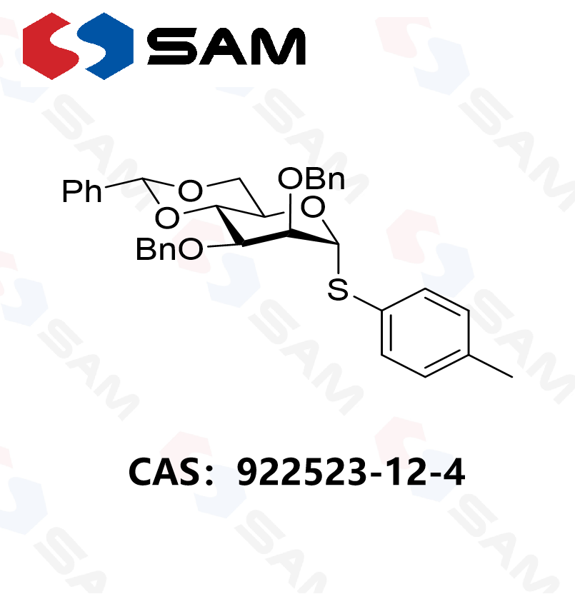 4-甲基苯基 2,3-二-O-苄基-4,6-O-苯亚甲基-1-硫代-α-D-吡喃甘露糖苷