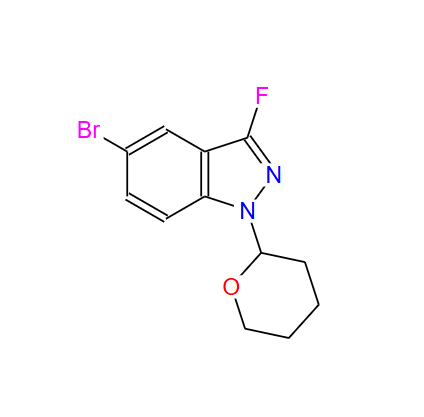 5-broMo-3-fluoro-1-(tetrahydro-2H-pyran-2-yl)-1H-indazole