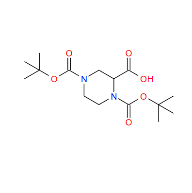 1,4-双-BOC-2-哌嗪甲酸