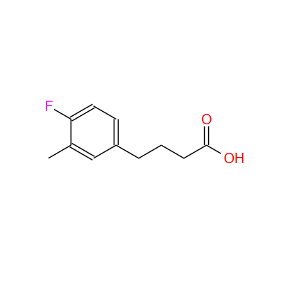 4-(4-氟代-3-甲基苯基)丁酸