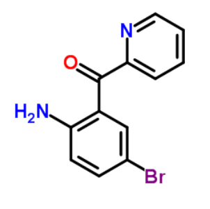 2-(2-氨基-5-溴-苯甲酰基)吡啶；1563-56-0