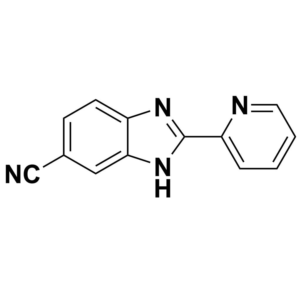 2-(pyridin-2-yl)-1H-benzo[d]imidazole-6-carbonitrile