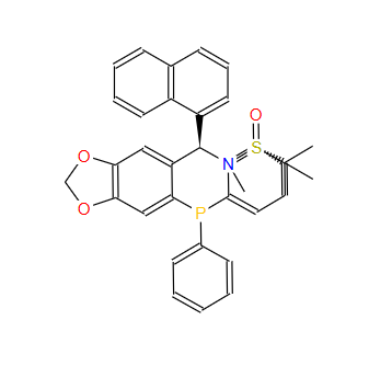 [S(R)]-N-[(R)-[6-(Diphenylphosphino)benzo[d][1,3]dioxol-5-yl]-1-naphthalenylmethyl]-N,2-dimethyl-2-propanesulfinamide