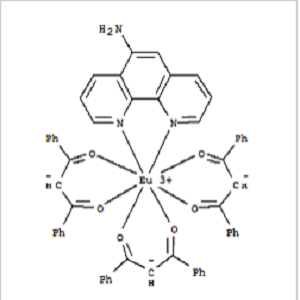 三(二苯甲酰甲烷)单(5-氨基-1,10-菲罗啉)铕(III)，Eu(TTA)3·phen