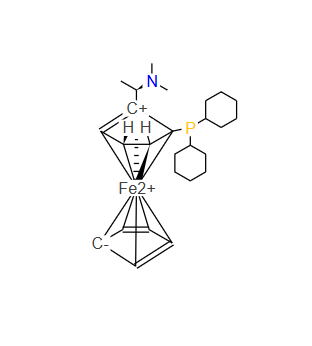 (R)-N,N-二甲基-1-[(S)-2-双(二环己基膦基)二茂铁基]乙胺