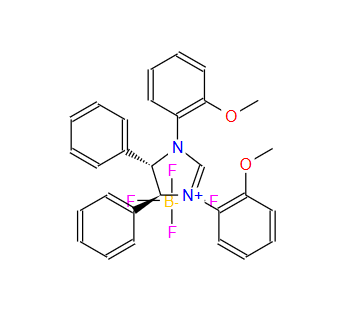 (4S,5S)-1,3-双(2-甲氧基苯基)-4,5-二苯基-4,5-二氢-1H-咪唑-3-鎓 四氟硼酸盐