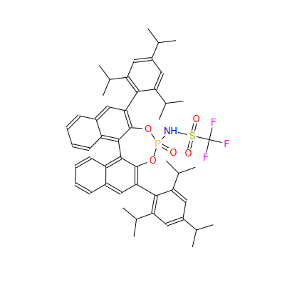  1,1,1-三氟-N-[(11BS)-4-氧-2,6-双[2,4,6-三异丙基苯基]联萘并[2,1-D:1',2'-F][1,3,2]二氧磷杂-4-基]甲磺酰胺